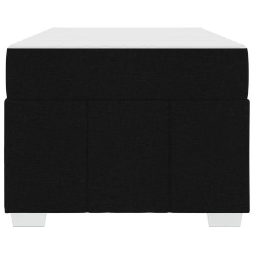 Рамка за легло с матрак Черно 90 x 200 cm текстил