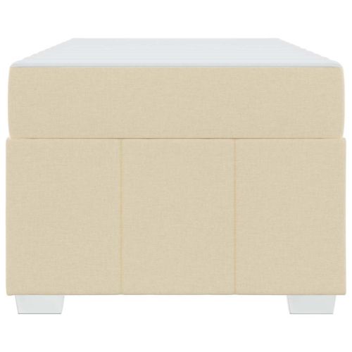 Рамка за легло с матрак Крем 90 x 200 cm текстил