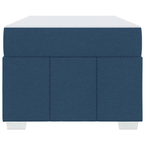 Рамка за легло с матрак Синьо 100 x 200 cm текстил