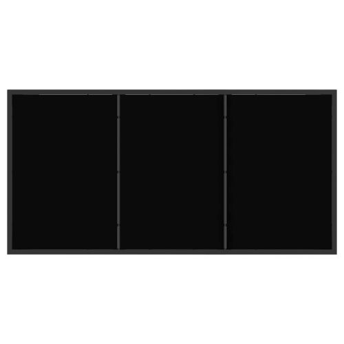 Комплект за външни мебели 5 pcs Черно и антрацит Textilene