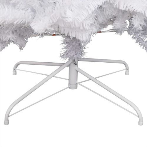 Изкуствена коледна елха с шарнири и флокиран сняг 120 см