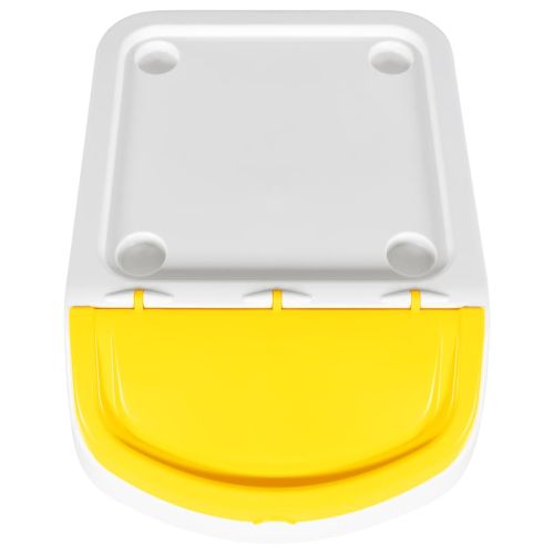 Стифиращи кошчета за отпадъци с капаци 3 бр бяло PP 78 л