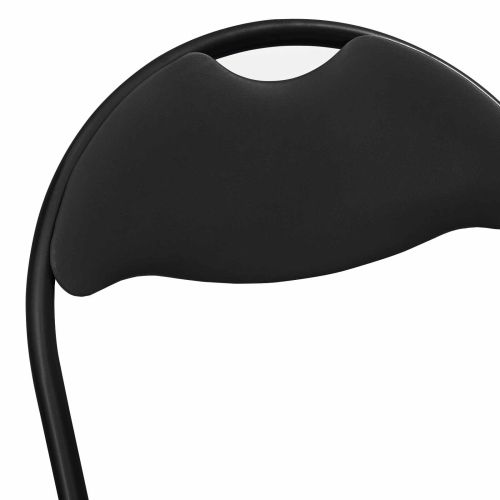 Сгъваем стол 2 pcs Черен 48 x 43,5 x 81 см Изкуствена