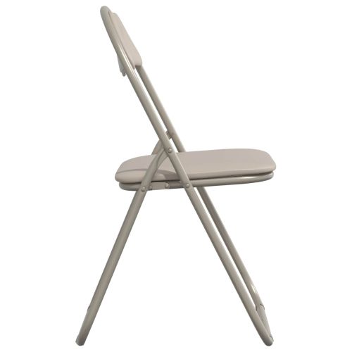 Сгъваем стол 8 pcs Пясък 48 x 43,5 x 81 см Изкуствена