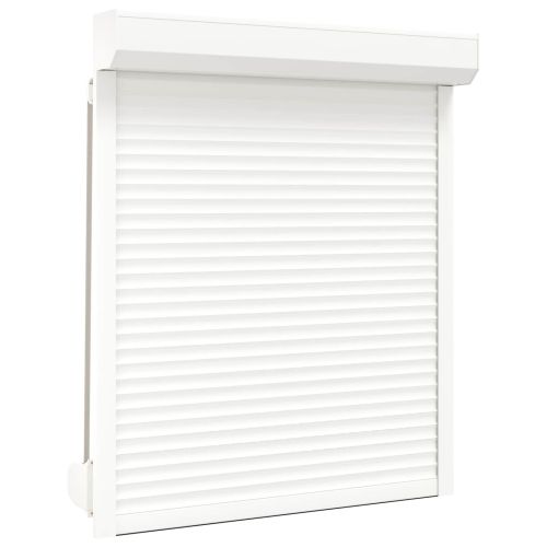 Ролетна щора Бял 110 x 130 cm Алуминий и полиреутан