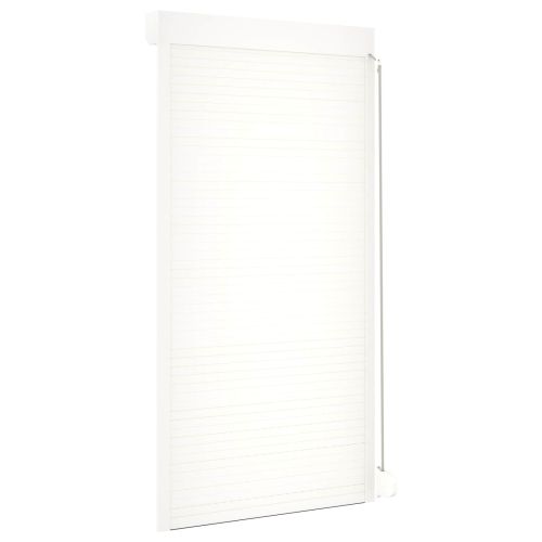 Ролетна щора Бял 110 x 220 cm Алуминий и полиреутан