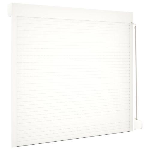 Ролетна щора Бял 160 x 150 cm Алуминий и полиреутан
