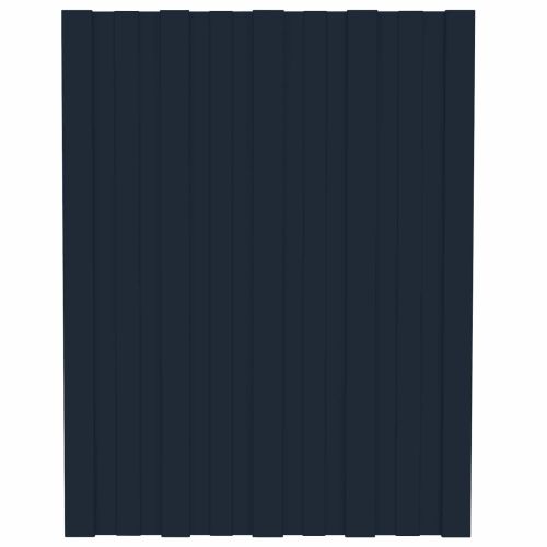 Покривен панел 12 pcs Антрацит 60 x 45 cm Поцинкована стомана