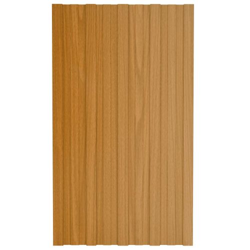 Покривен панел 12 pcs Натурално 80 x 45 cm Поцинкована стомана
