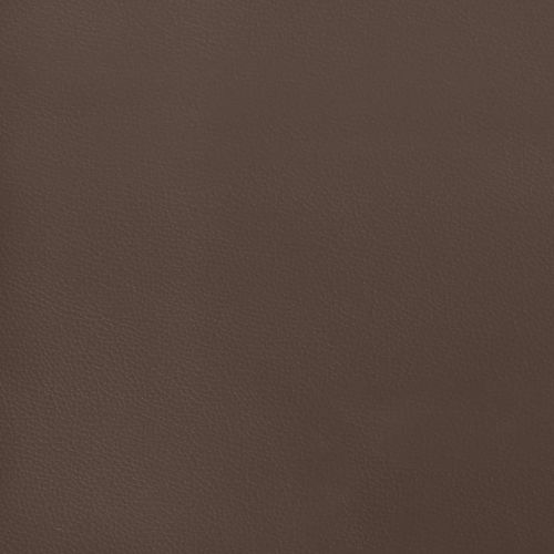 Матрак с покет пружини средна твърдост кафяв 140x190x20 см изкуствена кожа