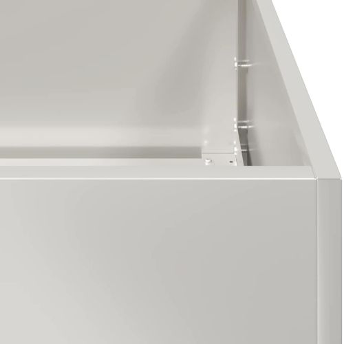 Кашпа, 40x80x80 см, неръждаема стомана