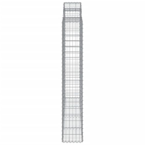 Габионни кошници арка 2 бр 200x30x180/200 см поцинковано желязо