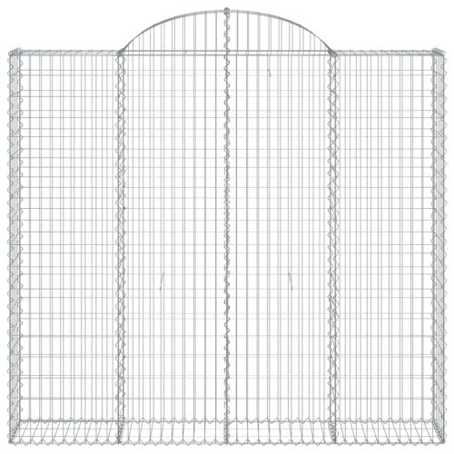Габионни кошници арка 5 бр 200x30x180/200 см поцинковано желязо