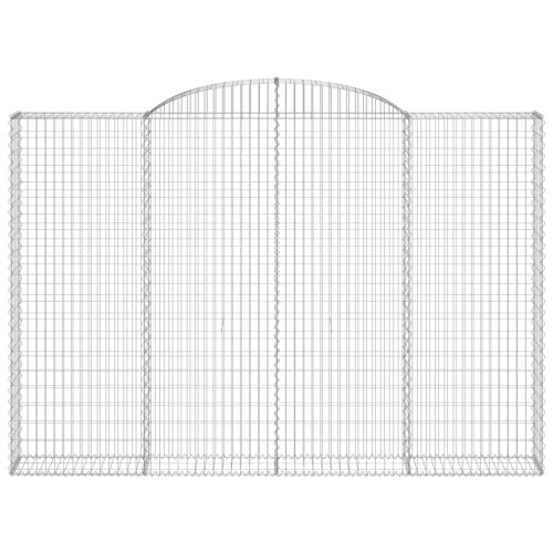 Габионни кошници арка 4 бр 300x30x200/220 см поцинковано желязо