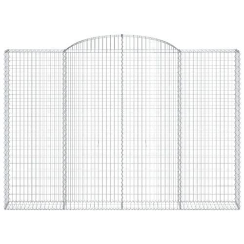 Габионни кошници арка 5 бр 300x30x200/220 см поцинковано желязо