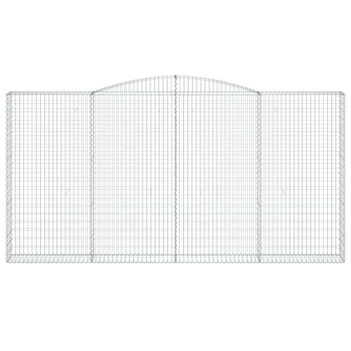 Габионни кошници арка 5 бр 400x30x200/220 см поцинковано желязо