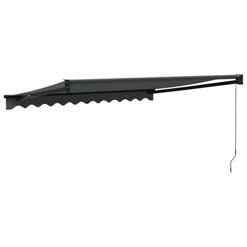 Прибираща се тента антрацит 3,5x2,5 м плат и алуминий