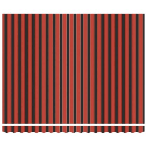 Прибираща се тента оранжево и кафяво 4x3 м плат и алуминий