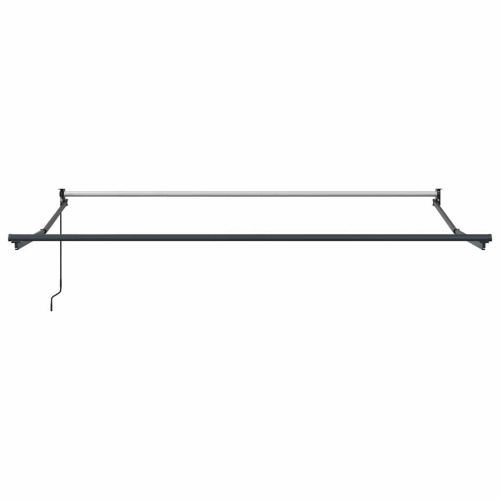 Сгъваем навес Червено 350 x 250 cm Полиестер и алуминий