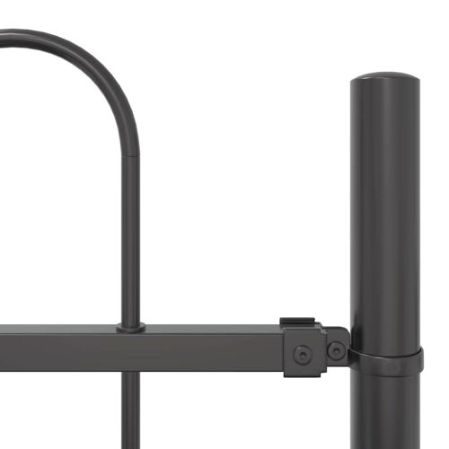 Градска ограда 4 pcs Сив 6,8 x 1,2 м Прахово боядисана стомана