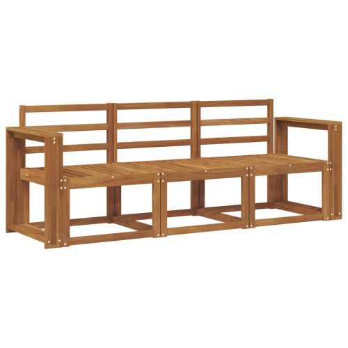 Комплект дивани за открито 3 pcs Естествен