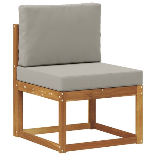 Комплект дивани за открито 3 pcs Естествено и светло сиво