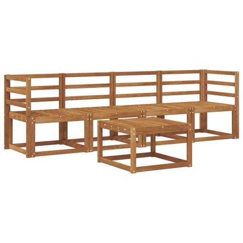 Комплект дивани за открито 5 pcs Естествен