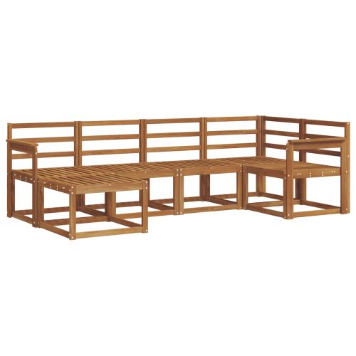 Комплект дивани за открито 6 pcs Естествен