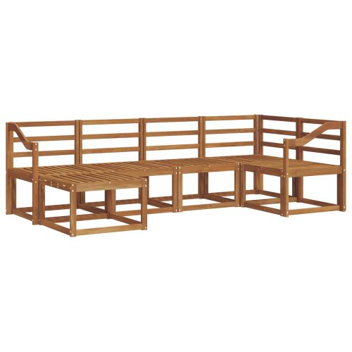 Комплект дивани за открито 6 pcs Естествен