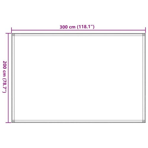 Килим за палатка, светлозелен, 200x300 см, HDPE