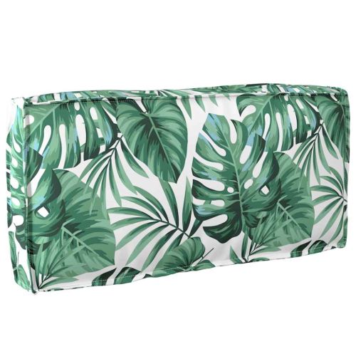 Възглавница Мотив с листа 80 x 40 x 12 cm Оксфордска тъкан