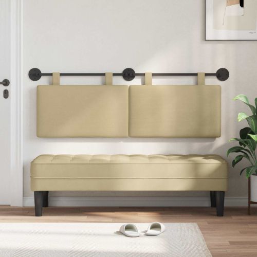 Висяща табла Светлозелено сиво 150 x 55 x 5 см Кордюрова тъкан