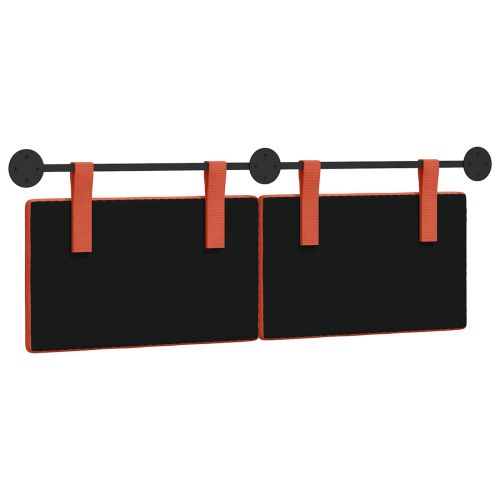 Висяща табла Червено оранжево 150 x 55 x 5 см Кордюрова тъкан