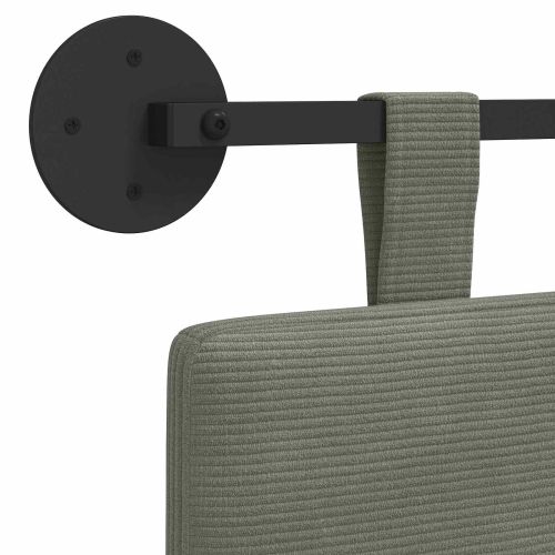 Висяща табла Светлосиво 210 x 55 x 5 см Кордюрова тъкан