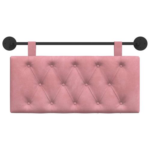 Висяща табла Монтиране на стена Розово 90 x 55 x 7 см Кадифе