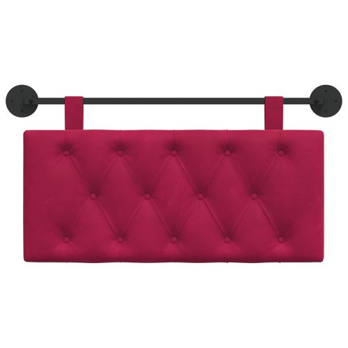 Висяща табла Виненочервен 90 x 55 x 7 см Кадифе