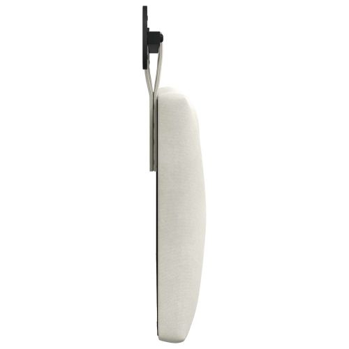 Висяща табла Монтиране на стена Крем 90 x 55 x 7 см Кадифе