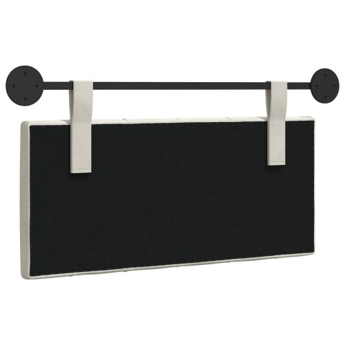 Висяща табла Монтиране на стена Крем 90 x 55 x 7 см Кадифе