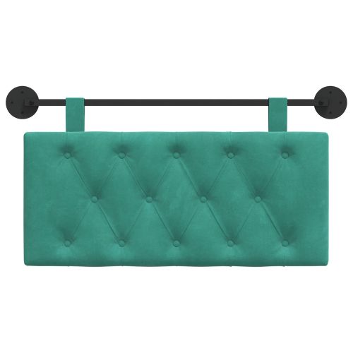 Висяща табла Монтиране на стена Тюркоаз 90 x 55 x 7 см Кадифе