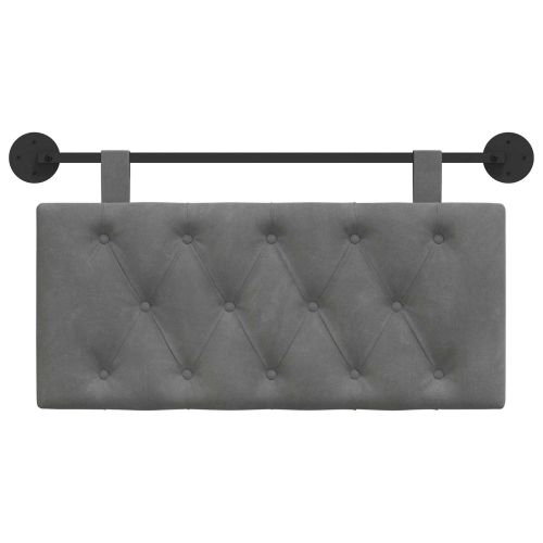 Висяща табла Тъмен сив 100 x 55 x 7 см Кадифе