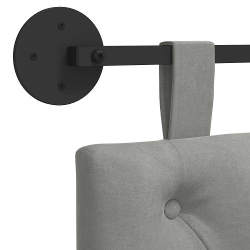 Висяща табла Светлосиво 110 x 55 x 7 см Кадифе