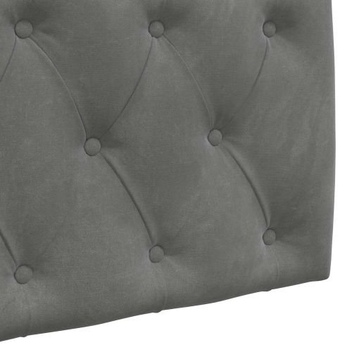 Висяща табла Тъмен сив 110 x 55 x 7 см Кадифе