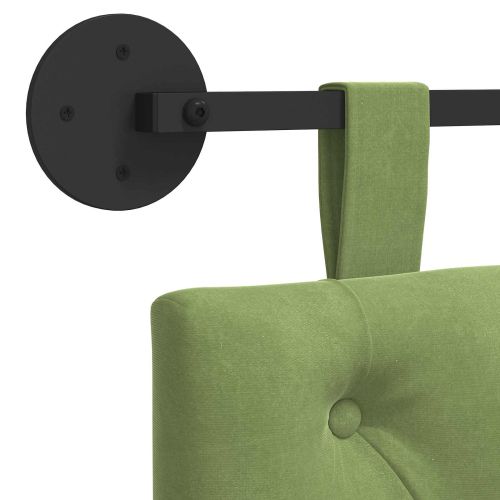 Висяща табла Светло зелено 110 x 55 x 7 см Кадифе