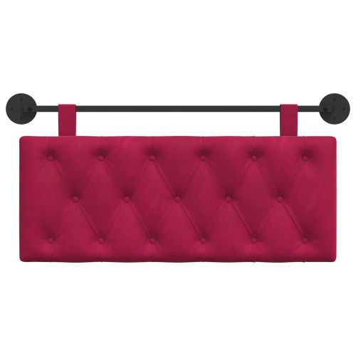 Висяща табла Виненочервен 110 x 55 x 7 см Кадифе