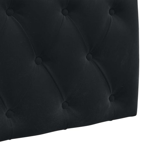 Висяща табла Монтиране на стена Черен 110 x 55 x 7 см Кадифе