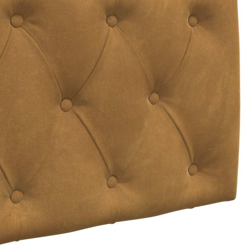 Висяща табла Монтиране на стена Кафяво 110 x 55 x 7 см Кадифе