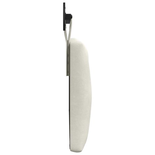 Висяща табла Монтиране на стена Крем 110 x 55 x 7 см Кадифе