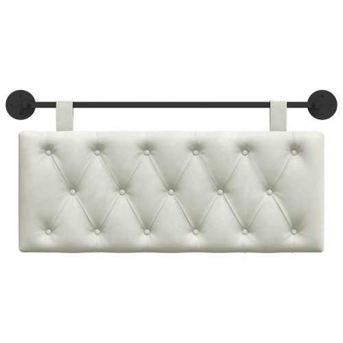 Висяща табла Монтиране на стена Крем 110 x 55 x 7 см Кадифе