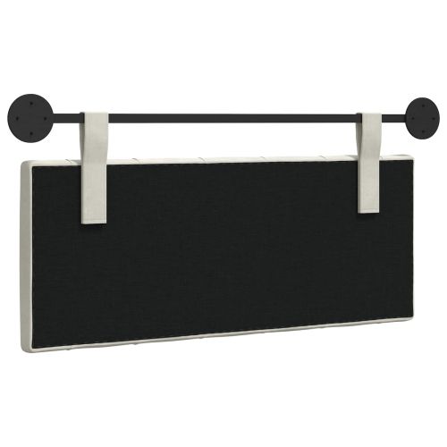 Висяща табла Монтиране на стена Крем 110 x 55 x 7 см Кадифе