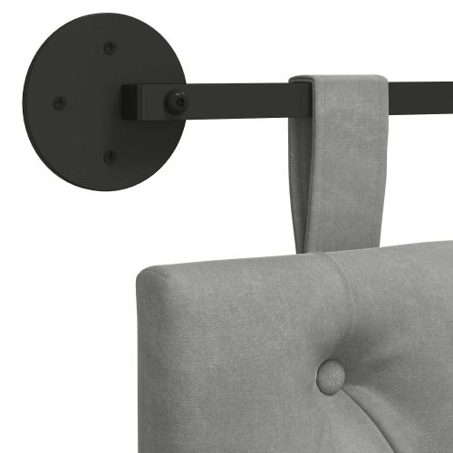 Висяща табла Светлосиво 130 x 55 x 7 см Кадифе